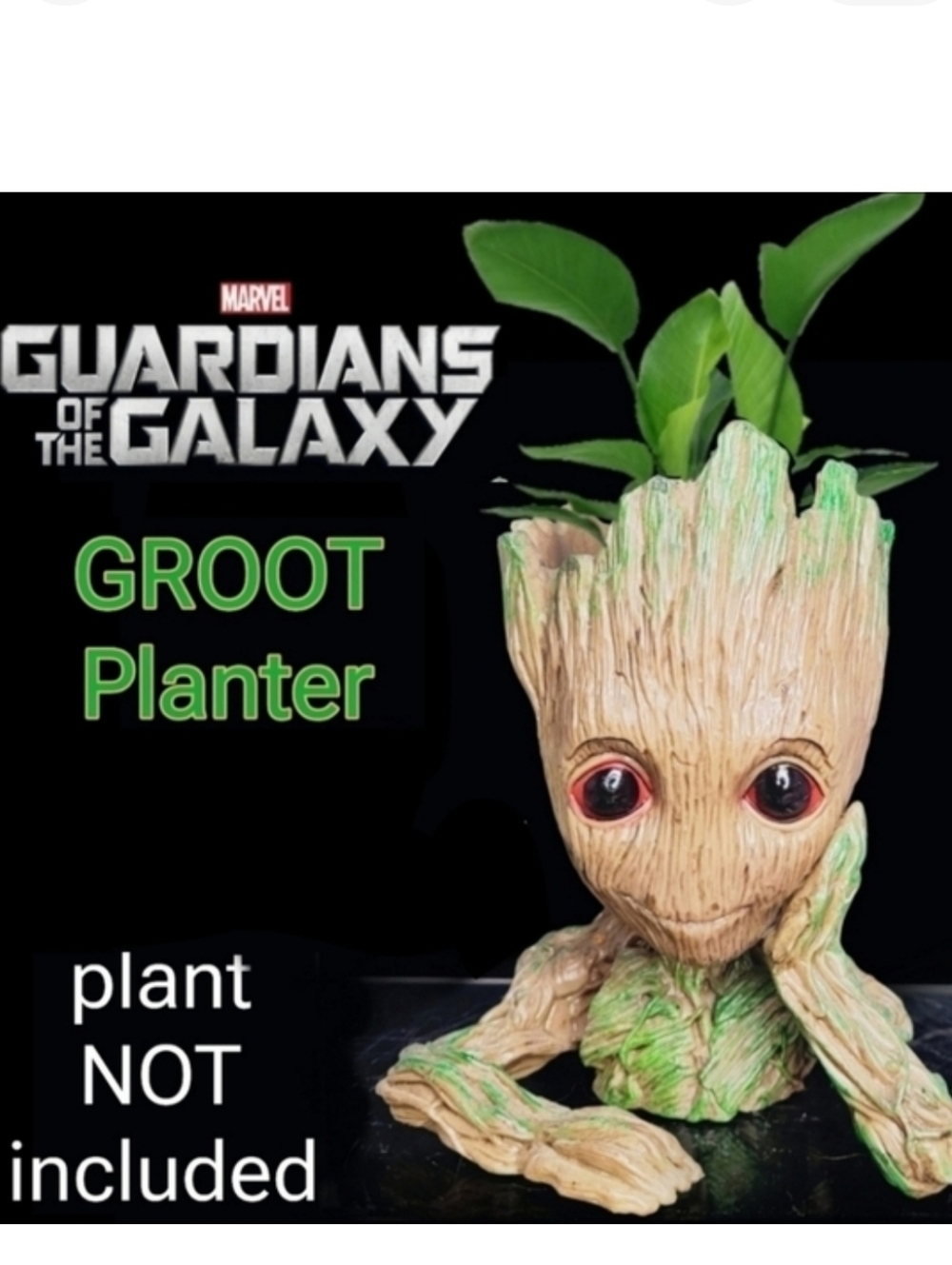 Groot guardians of the galaxy hard plastic planter